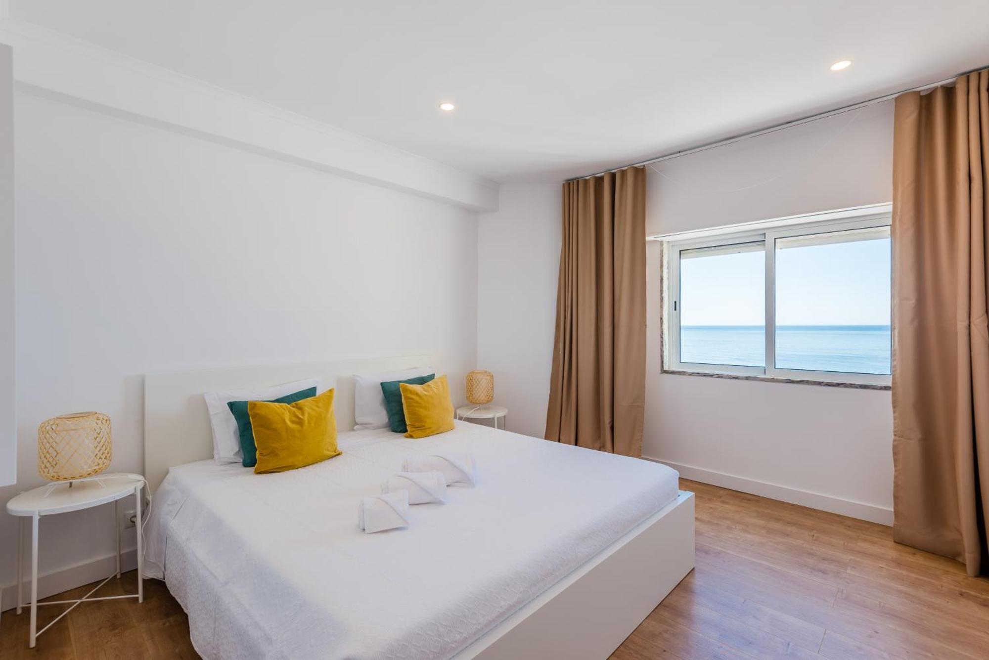 Apartamento Vista Mar Quarteira Exterior foto