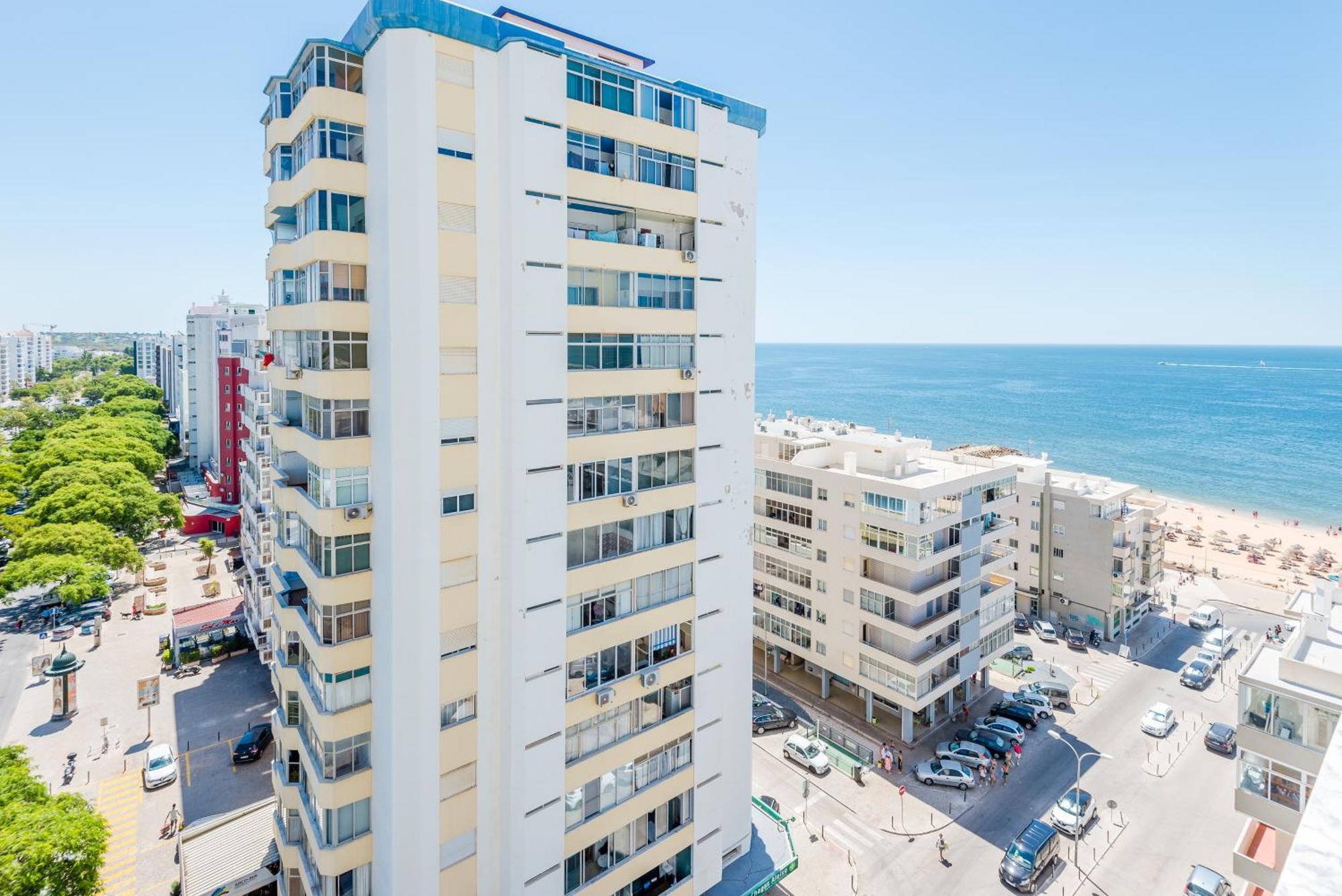 Apartamento Vista Mar Quarteira Exterior foto